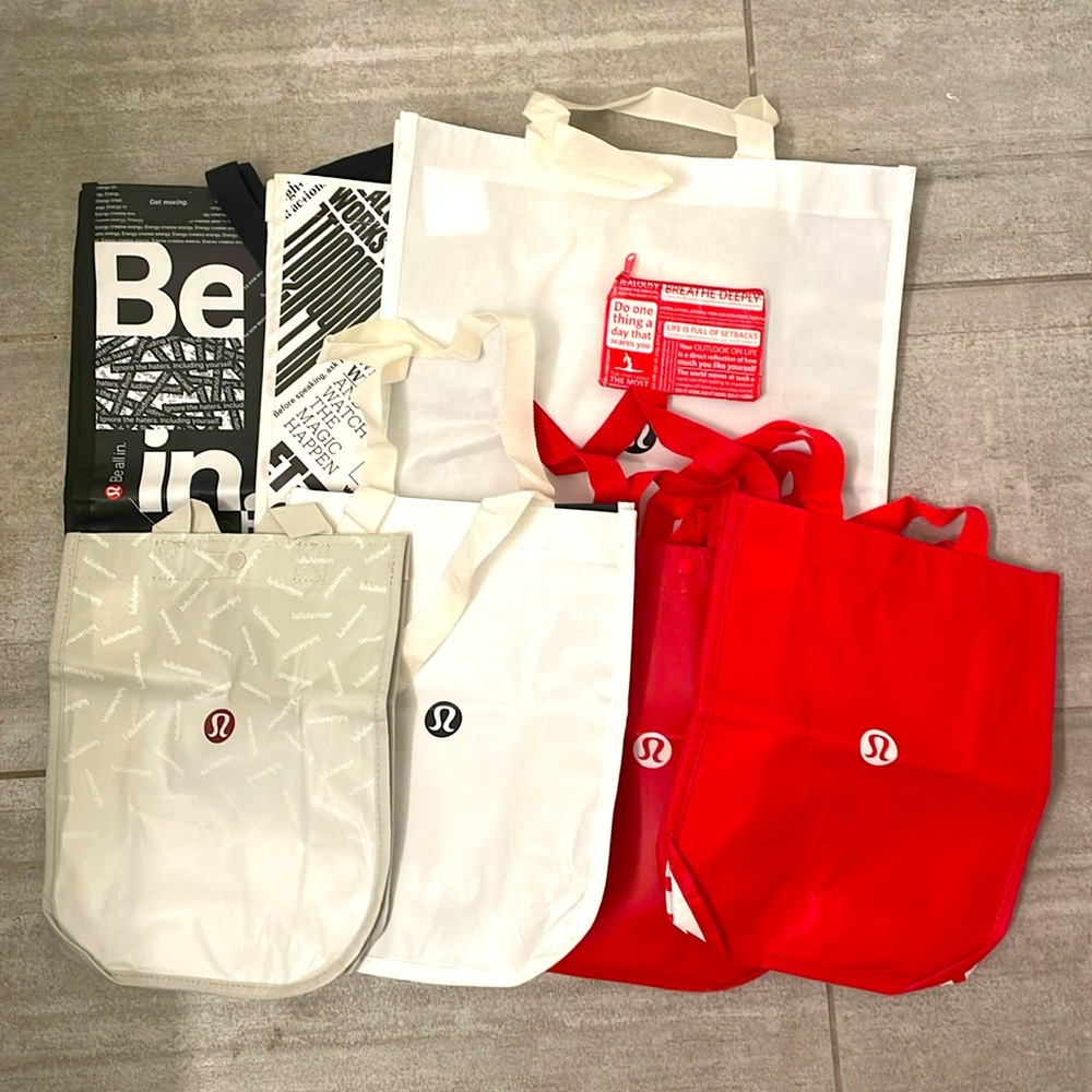 Set of Lululemon Reusable Bags